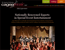 Tablet Screenshot of cagenmusic.com